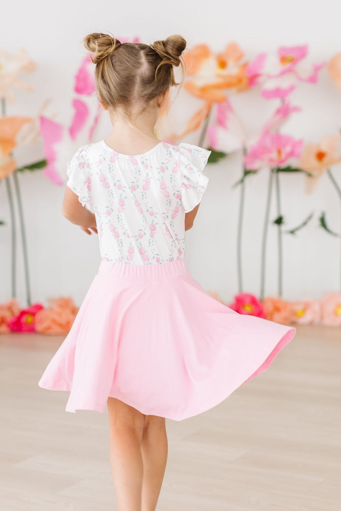 Bubblegum Pink Twirl Skort - Aaria Tees Aaria Tees