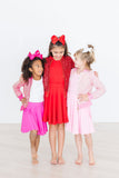 Bubblegum Pink Twirl Skort - Aaria Tees Aaria Tees