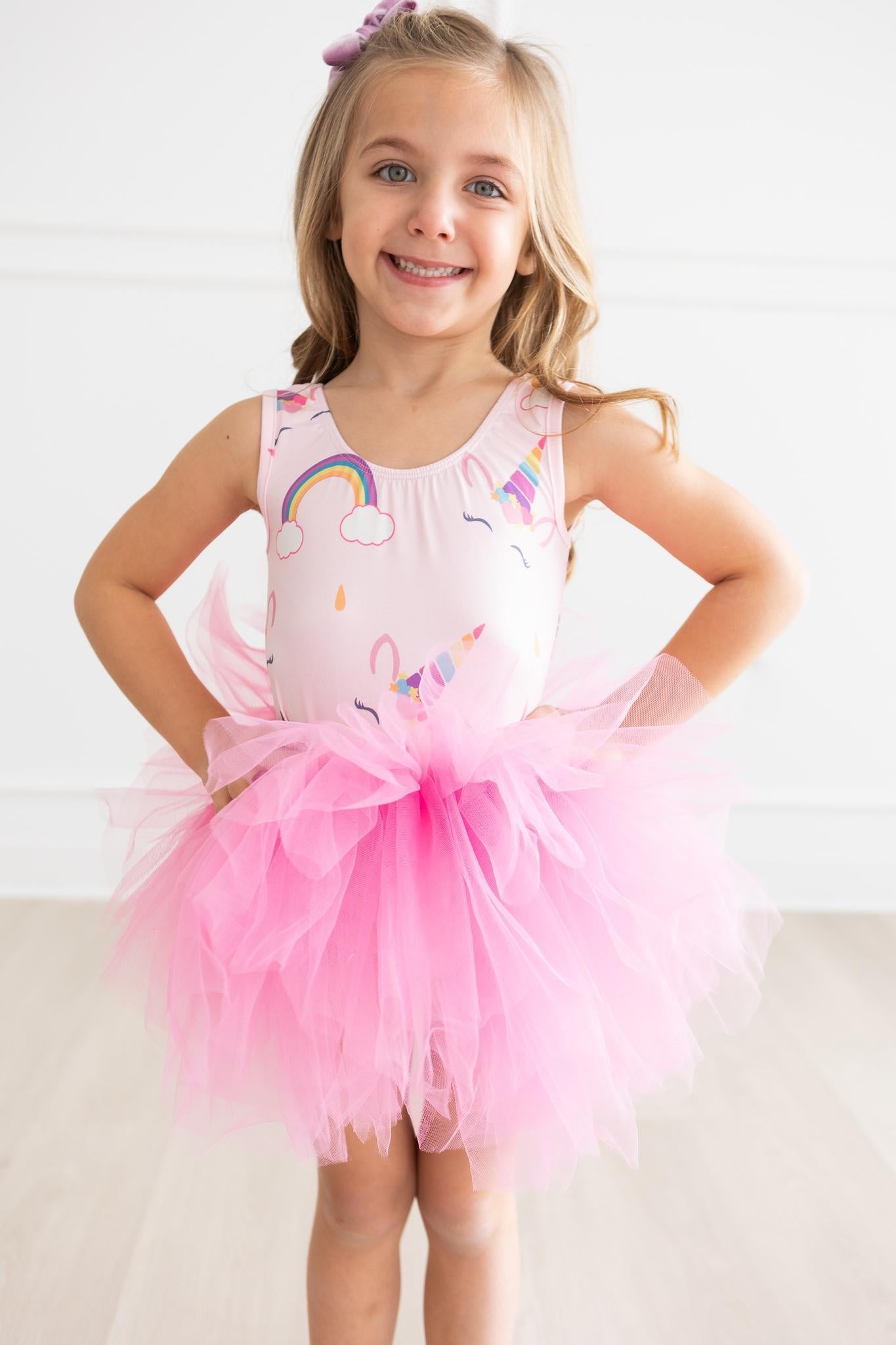 Bubblegum Unicorn Tank Tutu Leotard - Aaria Tees Aaria Tees