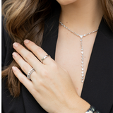 Beaded Stackable Ring - Silver Aaria Tees