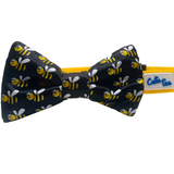Bumblebee Black Dog Bow Tie Aaria Tees
