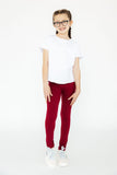 Burgundy Leggings - Aaria Tees Aaria Tees