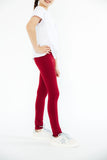 Burgundy Leggings - Aaria Tees Aaria Tees