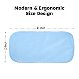 Bamboo Baby Burp Cloths in Blue Bell - Aaria Tees Aaria Tees