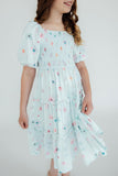 Butterfly Ballet Smocked Ruffle Dress - Aaria Tees Aaria Tees
