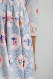 Butterfly Effect 3/4 Sleeve Pocket Twirl Dress - Aaria Tees Aaria Tees
