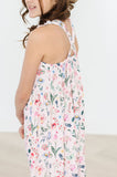 Butterfly Meadows Ruffle Cross Back Dress - Aaria Tees Aaria Tees