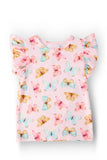 Butterfly Kisses S/S Ruffle Tee - Aaria Tees Aaria Tees