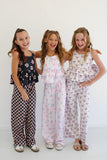 Falling for luxe- Brown Sugar Check Set Aaria Tees