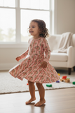 Ribbon & Holly (Twirl Dress) - Aaria Tees Aaria Tees