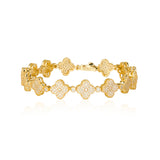 Gracie Clover Tennis Bracelet Aaria Tees