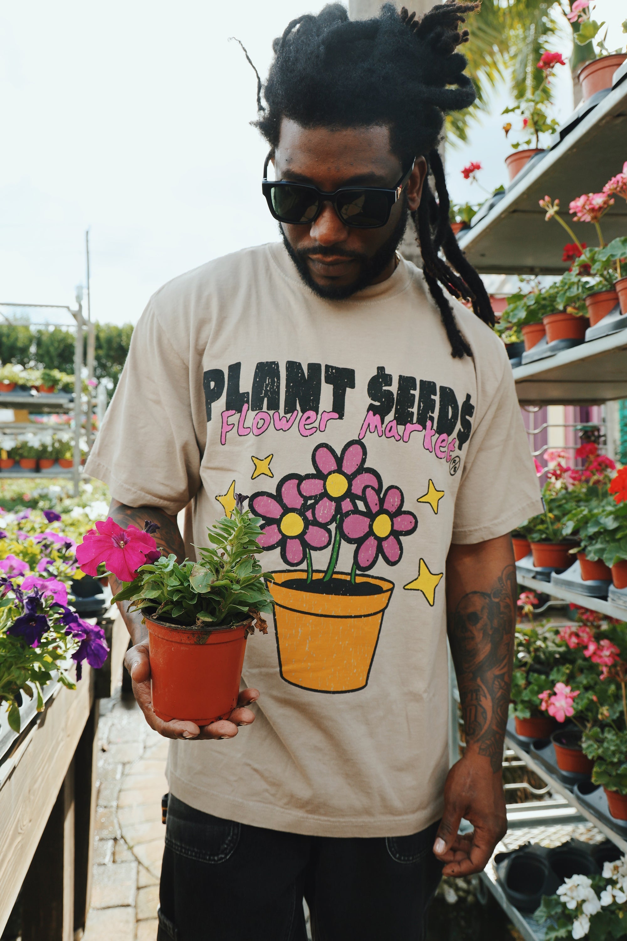 Flower Market - Aaria Tees Aaria Tees