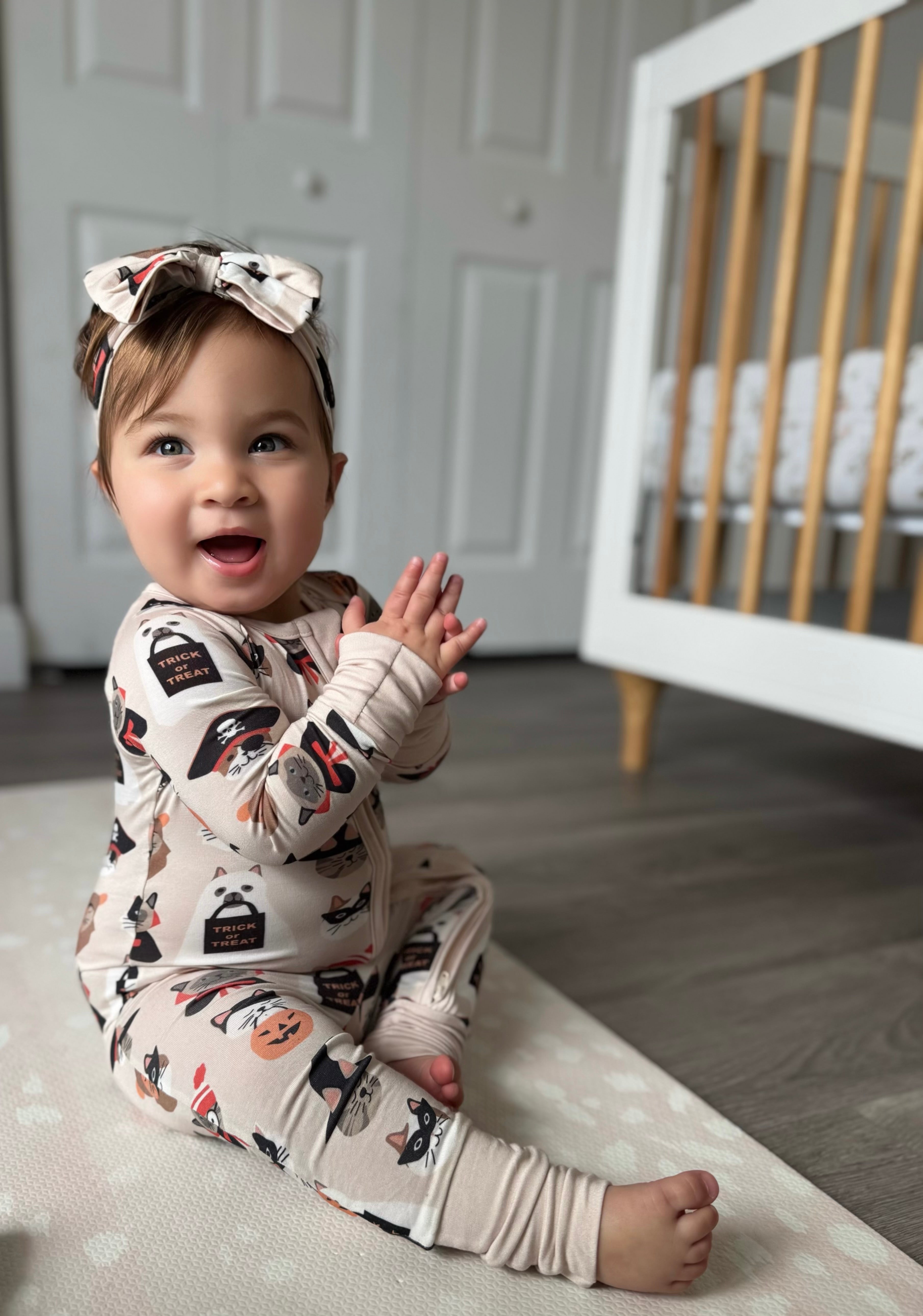 Meow & Treat (Bow Headband) - Aaria Tees Aaria Tees