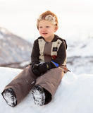 Waterproof Snow bib for youth and toddler Aaria Tees