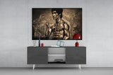 Bruce Lee Glass Wall Art Aaria Tees