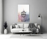 I am Strong Glass Wall Art Aaria Tees
