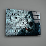 Joker Glass Wall Art Aaria Tees