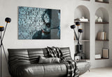 Joker Glass Wall Art Aaria Tees