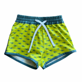 neon fish hybrid shorts Aaria Tees