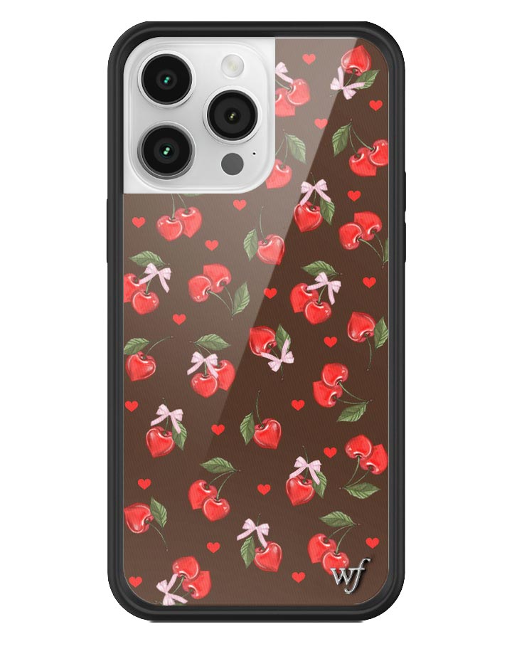 Chocolate Cherries iPhone Case - Aaria Tees Aaria Tees