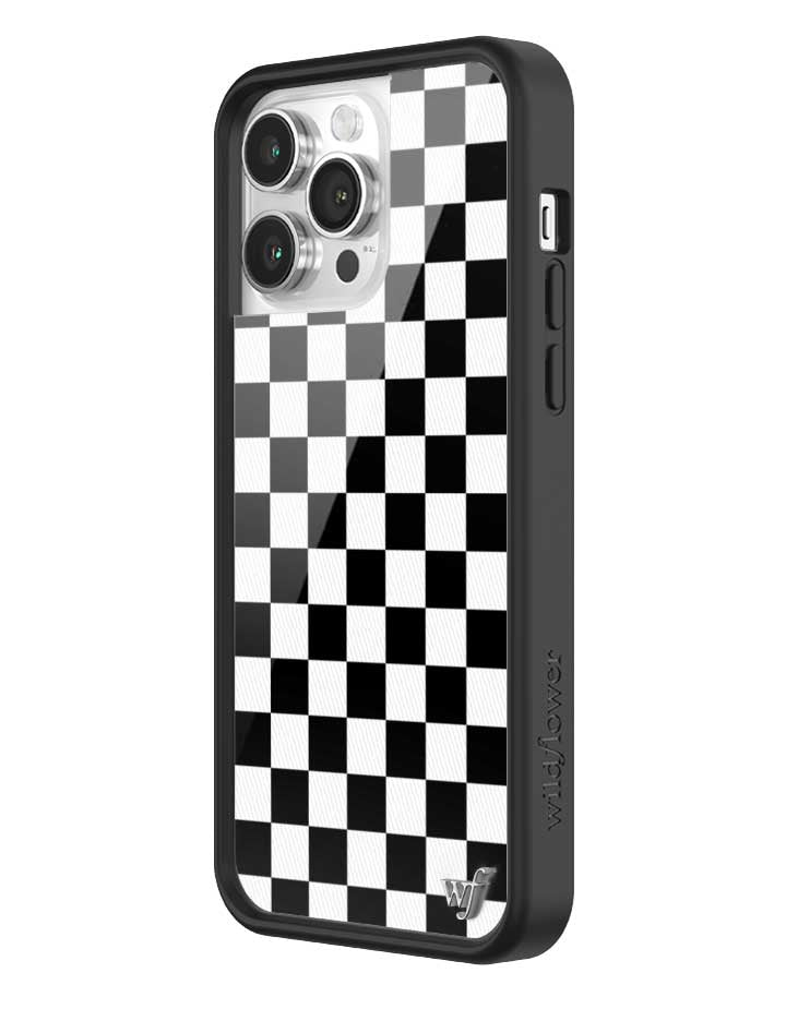 Checkers | Black iPhone Case - Aaria Tees Aaria Tees