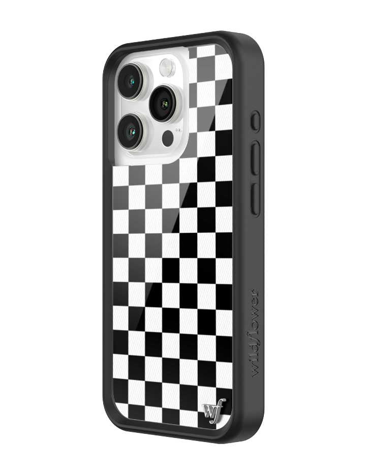 Checkers | Black iPhone Case - Aaria Tees Aaria Tees