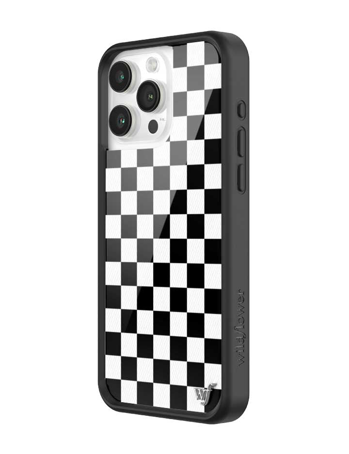 Checkers | Black iPhone Case - Aaria Tees Aaria Tees