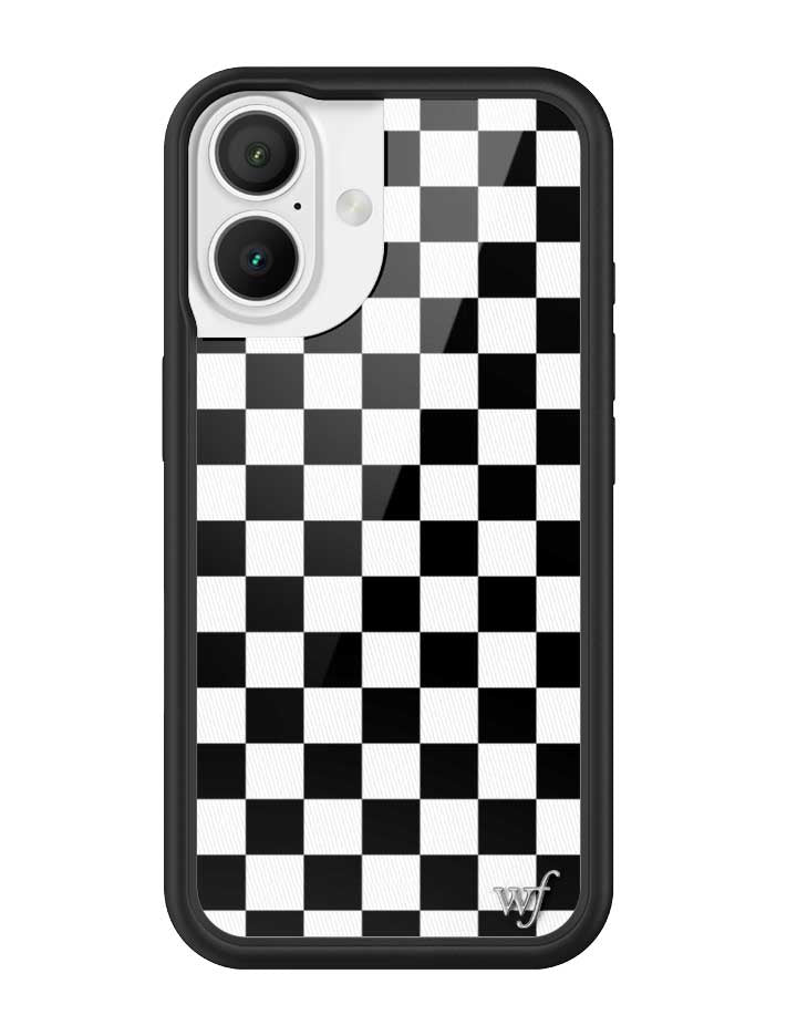 Checkers | Black iPhone Case - Aaria Tees Aaria Tees