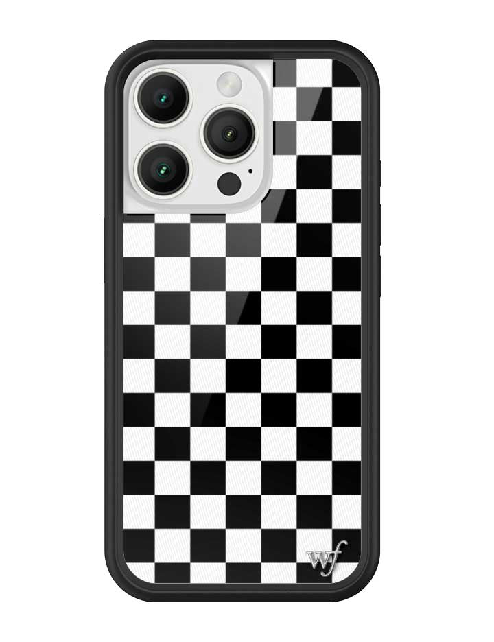 Checkers | Black iPhone Case - Aaria Tees Aaria Tees
