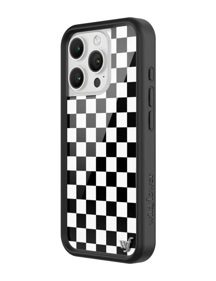Checkers | Black iPhone Case - Aaria Tees Aaria Tees