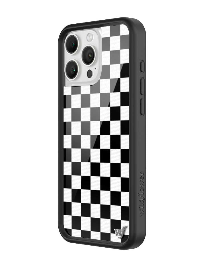 Checkers | Black iPhone Case - Aaria Tees Aaria Tees