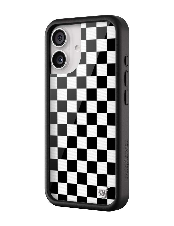 Checkers | Black iPhone Case - Aaria Tees Aaria Tees