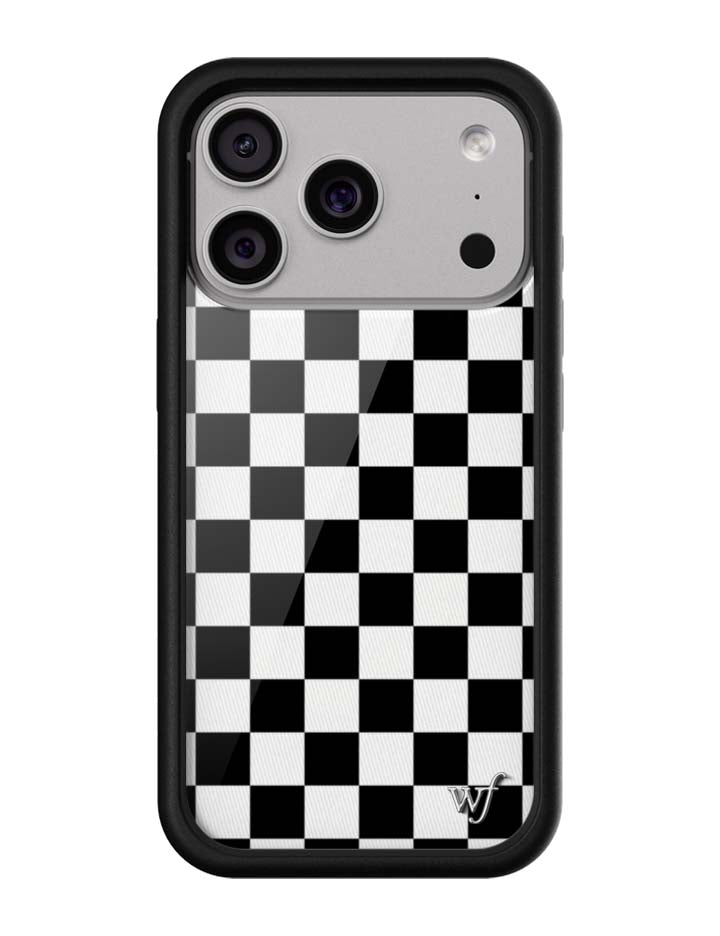 Checkers | Black iPhone Case - Aaria Tees Aaria Tees
