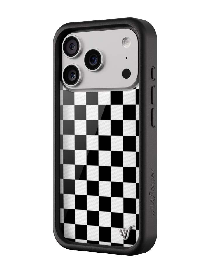 Checkers | Black iPhone Case - Aaria Tees Aaria Tees