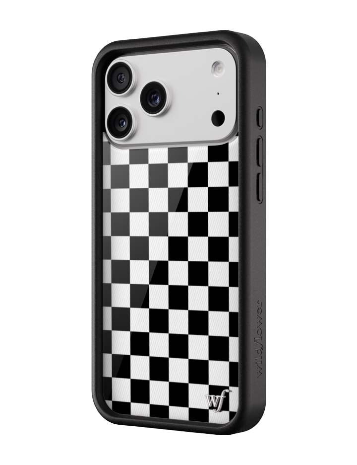 Checkers | Black iPhone Case - Aaria Tees Aaria Tees