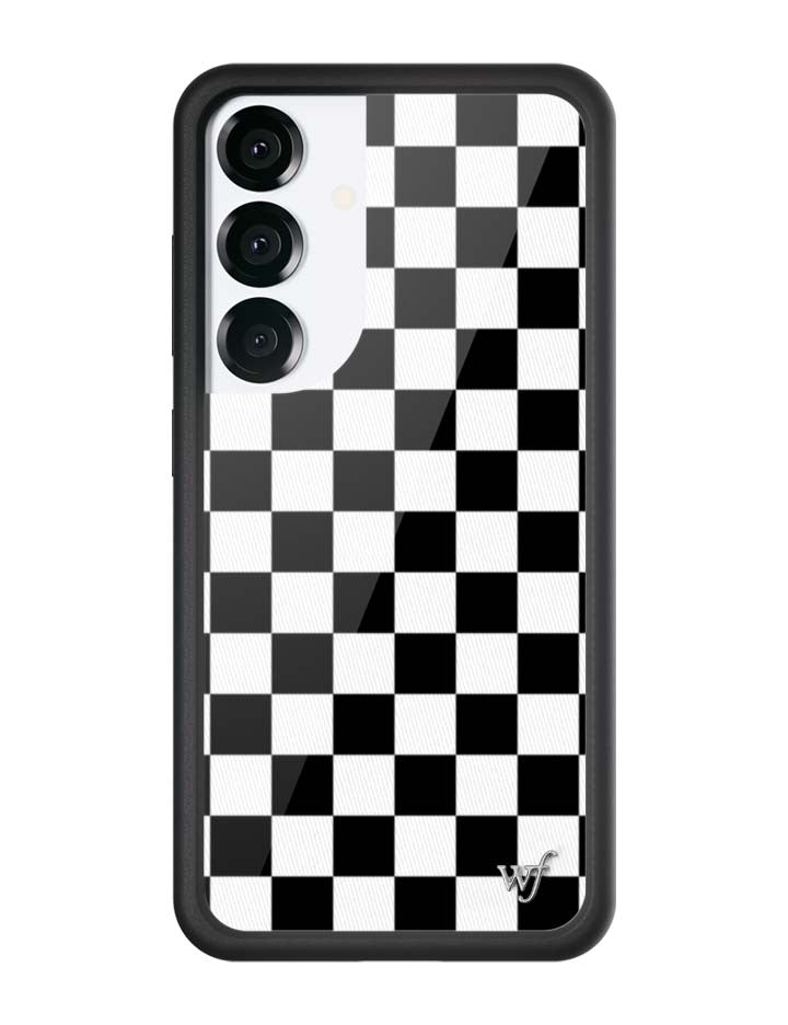 Checkers | Black Samsung Galaxy Case - Aaria Tees Aaria Tees