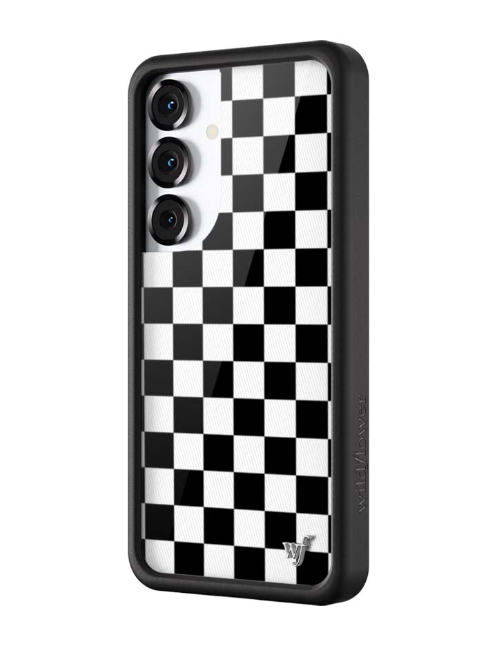 Checkers | Black Samsung Galaxy Case - Aaria Tees Aaria Tees