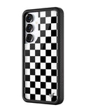 Checkers | Black Samsung Galaxy Case - Aaria Tees Aaria Tees