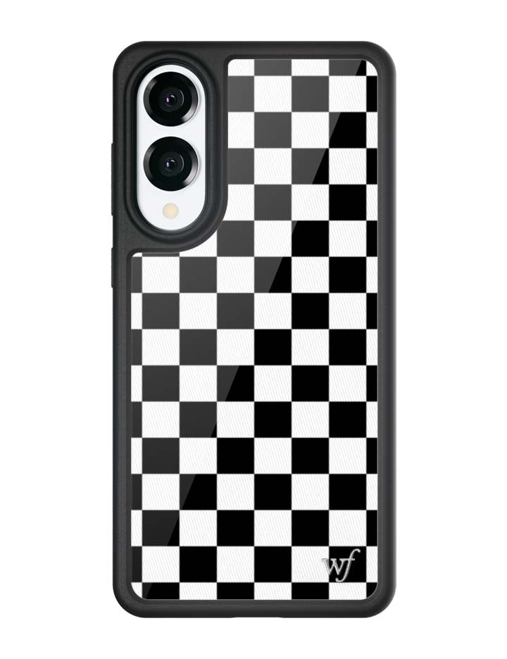 Checkers | Black Samsung Galaxy Case - Aaria Tees Aaria Tees