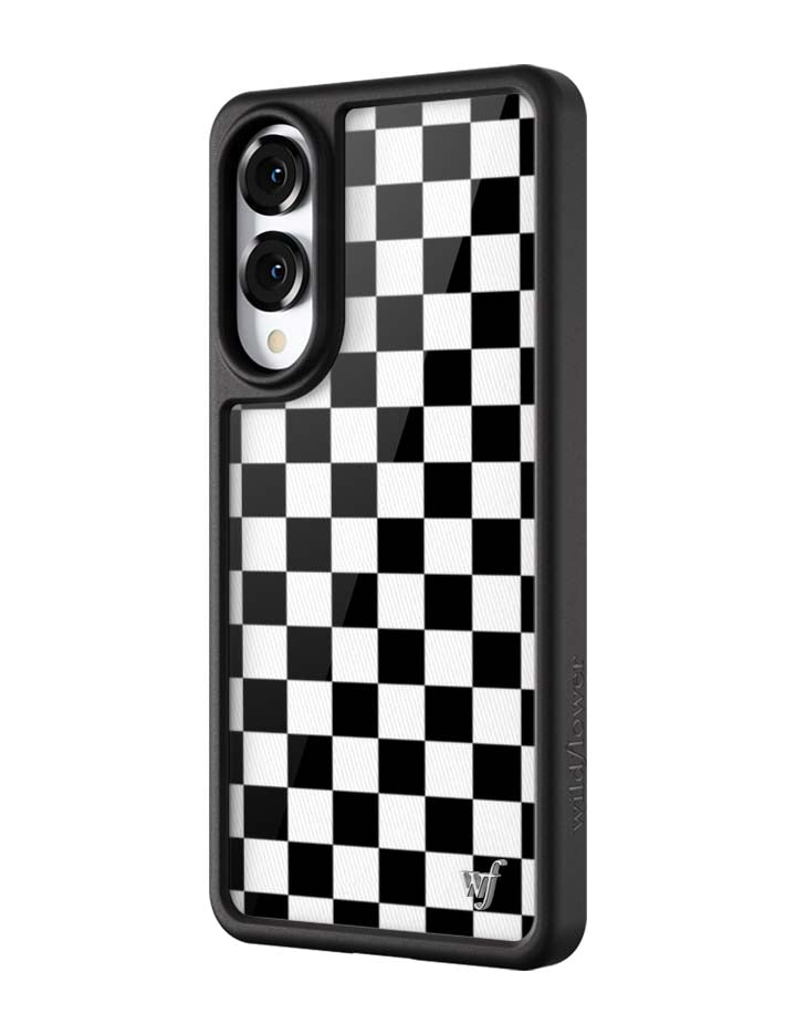 Checkers | Black Samsung Galaxy Case - Aaria Tees Aaria Tees