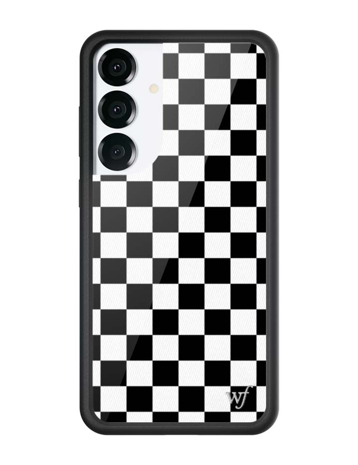 Checkers | Black Samsung Galaxy Case - Aaria Tees Aaria Tees