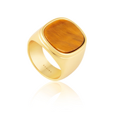 Tiger Eye Statement Ring Aaria Tees