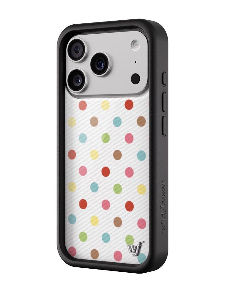 Confetti Polka Dots iPhone Case - Aaria Tees Aaria Tees