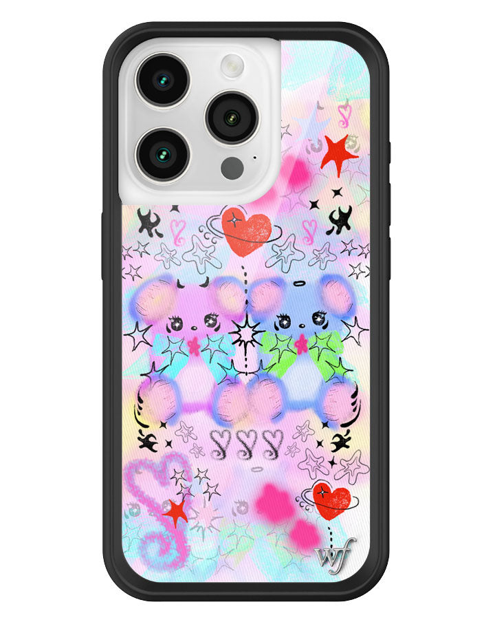 Cotton Candy Teddies iPhone Case - Aaria Tees