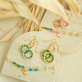 Mini Halo Earrings Aaria Tees