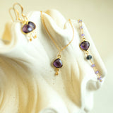 Amethyst Ballet Pendant Aaria Tees