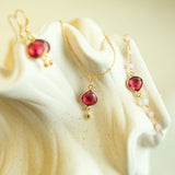 Pink Tourmaline Ballet Pendant Aaria Tees