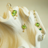Peridot Ballet Pendant Aaria Tees