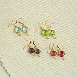 Peridot Ballet Drop Earrings Aaria Tees