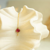 Pink Tourmaline Ballet Pendant Aaria Tees
